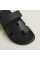Sandaly skorzane Hermes Chypre Noir, meskie
