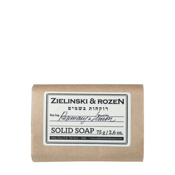 Zielinski & Rozen Rosemary & Lemon Mydlo w kostce 75g