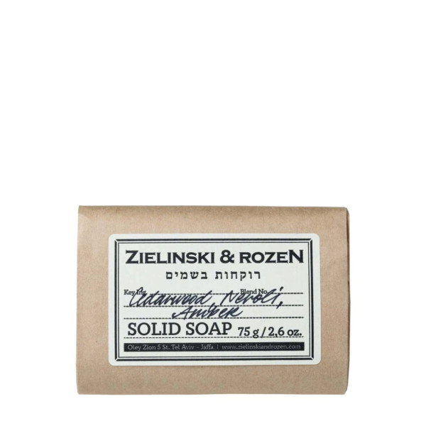 Zielinski & Rozen Cedarwood, Neroli, Amber Mydlo w kostce 75g