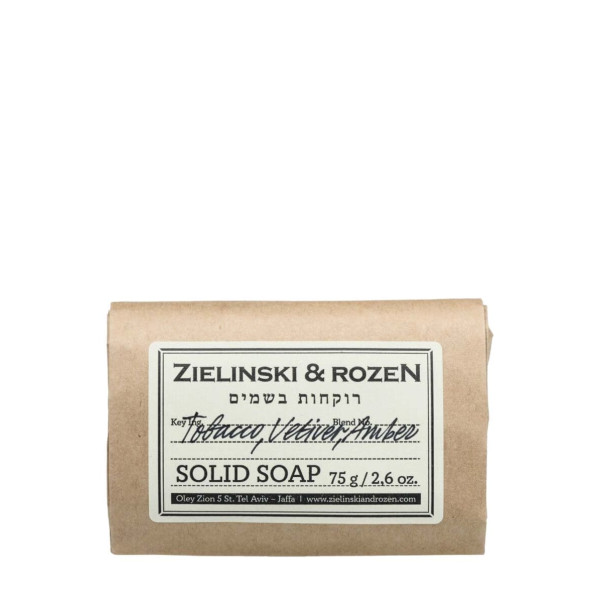 Zielinski & Rozen Tobacco, Vetiver, Amber Mydlo w kostce 75g