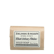 Zielinski & Rozen Black Vetiver, Amber Mydlo w kostce 75g