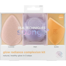 Real Techniques Gabka do Makijazu Real Techniques Sponge + Glow Radiance Complexion (3 pcs)