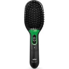 Braun Szczotka lopatkowa Braun BR710 Gwarancja 24 miesiace(y), kondycjonowanie jonowe, Black/Green