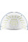 Lampa do paznokci Activeshop Lampa UV LED Glow YC57 RN niebiesko rozowa 268W