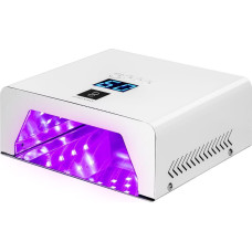 Lampa do paznokci Activeshop Lampa UV LED OCHO NAILS PRO X23 180W metalowa biala lustrzane wnetrze